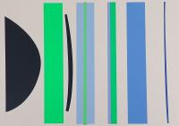 Blue and Green Verticals by Sir Terry Frost